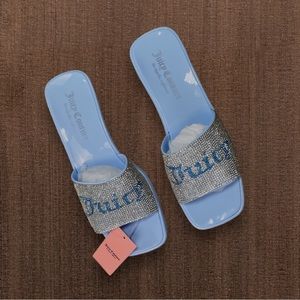 Juicy Couture Jelly Heeled Sandals Mules